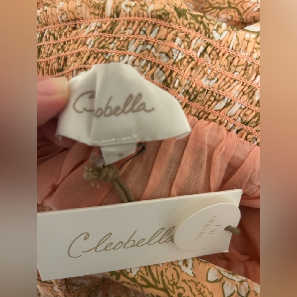 NWT Cleobella Charlene floral multi print in Cecil blush ankle skirt Sz S cotton - Picture 7 of 11